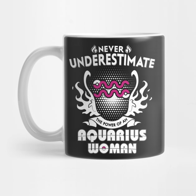 Aquarius Woman Never Underestimate The Power Of Aquarius by bestsellingshirts